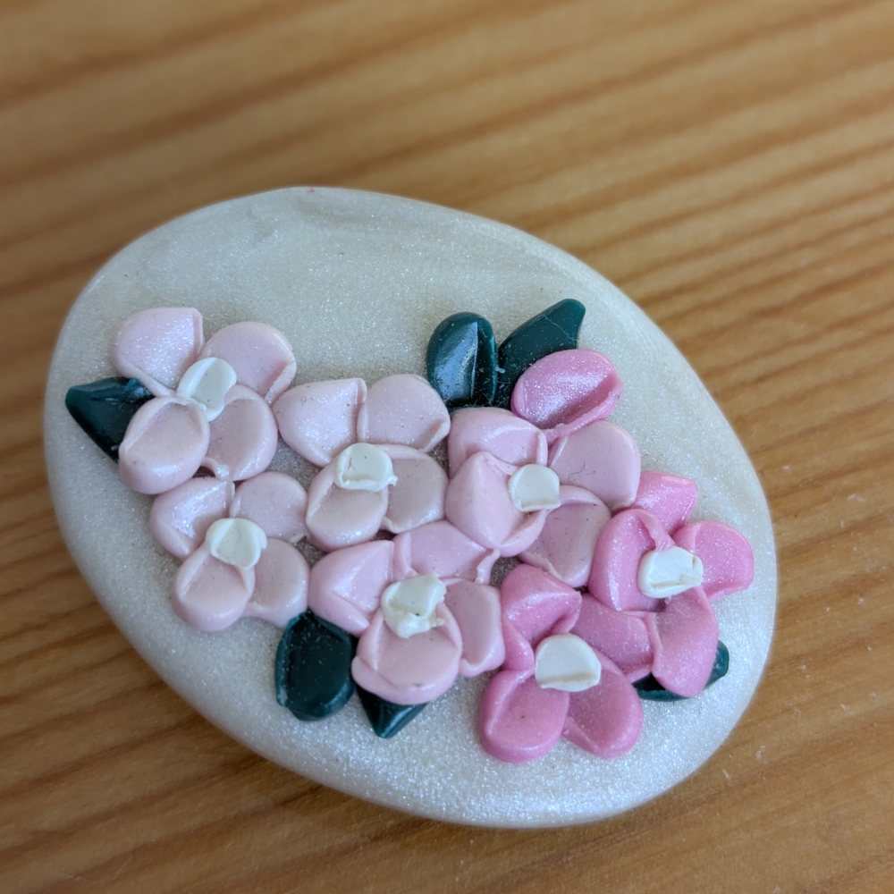 Floral Decorated Stone